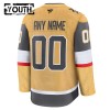 Barn Ishockey Vegas Golden Knights tröja med eget tryck Fanatics Premium 2024-25 Hemma